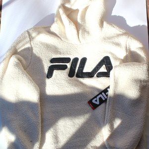 Fila Sherpa Fleece Pullover Hoodie